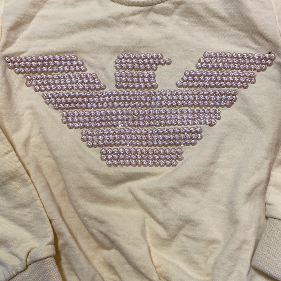 Armani Junior Sweatshirt Crewneck size 36 months (size 3T) - Picture 2 of 5